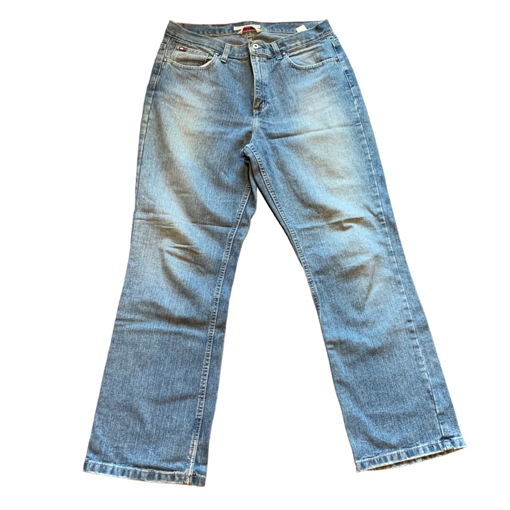 TOMMY HILFIGER Women's Size 14R Classic Boot High Rise Medium Light Wash‎ Jeans. - Picture 2 of 13
